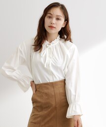 grove | フリルカラーリボンブラウス(シャツ/ブラウス)