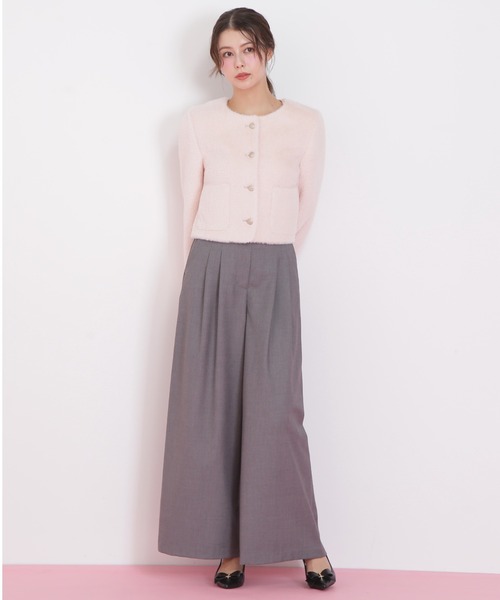 JILL by JILL STUART（ジルバイジルスチュアート）の「◇ビッグリボンワイドパンツ（その他パンツ・レディース・ブラウン/グレー・SMALL/MEDIUM）」の11枚目の写真