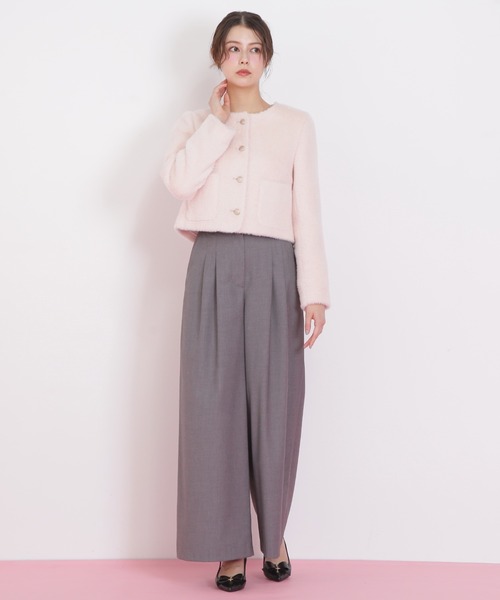 JILL by JILL STUART（ジルバイジルスチュアート）の「◇ビッグリボンワイドパンツ（その他パンツ・レディース・ブラウン/グレー・SMALL/MEDIUM）」の12枚目の写真
