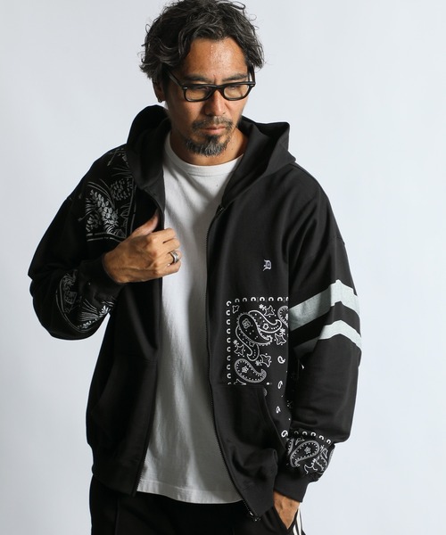 The DUFFER of ST.GEORGE(ザダファーオブセントジョージ)の「ELEPHANT BRAND×DUFFER ZIP PARKA :エレファントブランド別注 ジップパーカー(パーカー・メンズ・グレー/ブラック・X-LARGE/LARGE/MEDIUM/SMALL)」の13枚目の写真
