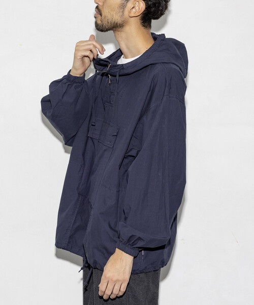 HINSON（ヒンソン）の「HINSON/ヒンソン 後染め ブロード アノラック