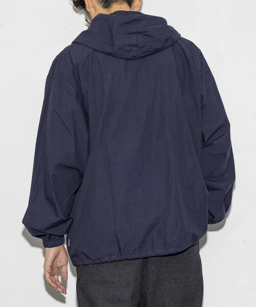極美品⭐️コムデギャルソンシャツ ナイロンパーカー 後染め ネイビー Lサイズ 極美品⭐️コムデギャルソンシャツ ナイロンパーカー 後染め ネイビー