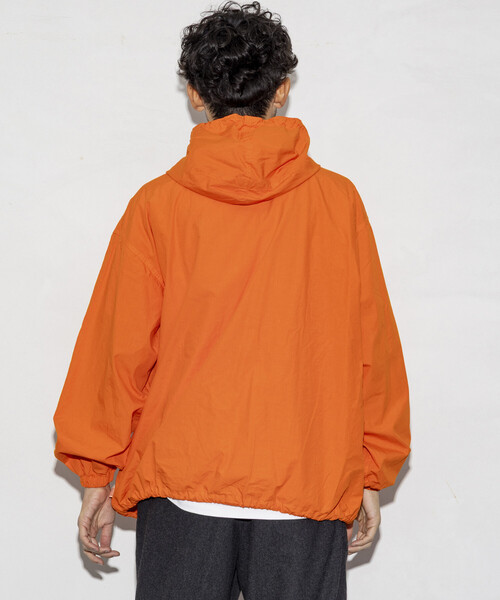 HINSON（ヒンソン）の「HINSON/ヒンソン 後染め ブロード アノラックパーカー/リラックスフィット（ブルゾン・メンズ・ブラック/オリーブ/ネイビー/オレンジ・MEDIUM/LARGE）」の16枚目の写真