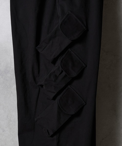 NUMBER (N)INE(ナンバーナイン)の「MULTI POCKET CARGO PANTS / マルチ ポケット バックル ベルト ウエストゴム カーゴパンツ(カーゴパンツ・メンズ・ブラック/オリーブ・2/3/4)」の13枚目の写真