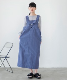 sneeuw | フォルデッドジャンパースカート(スカート)