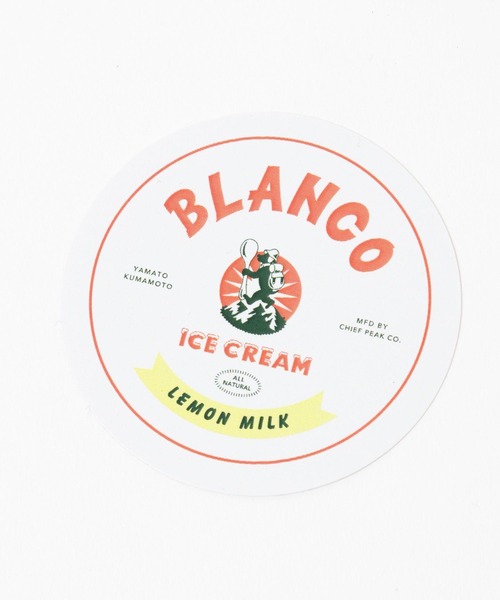 LEPSIM(レプシィム)の「【BLANCO ICE CREAM×LEPSIM】ステッカー322759(ステッカー/テープ・レディース・ピンク/アイボリー・ONE SIZE)」の3枚目の写真