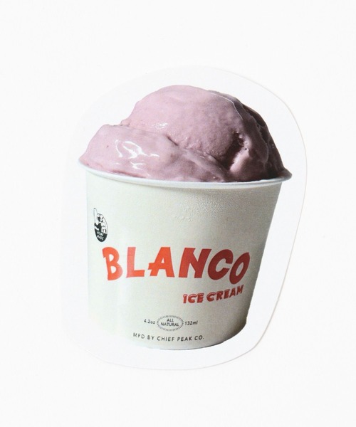 LEPSIM(レプシィム)の「【BLANCO ICE CREAM×LEPSIM】ステッカー322759(ステッカー/テープ・レディース・ピンク/アイボリー・ONE SIZE)」の6枚目の写真