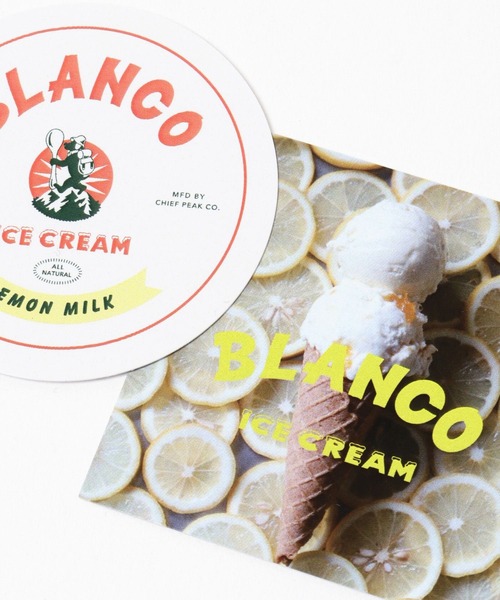 LEPSIM(レプシィム)の「【BLANCO ICE CREAM×LEPSIM】ステッカー322759(ステッカー/テープ・レディース・ピンク/アイボリー・ONE SIZE)」の7枚目の写真