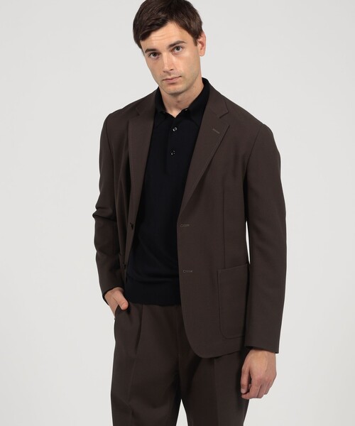 セール】ポリエステルウール シングルブレステッド2Bジャケット OFF