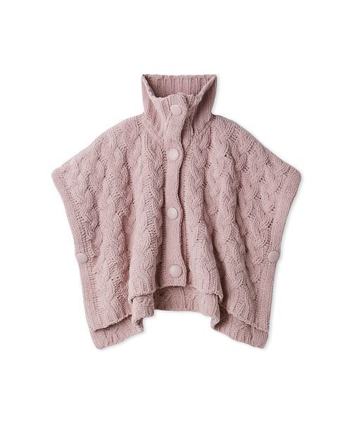Sleep】ケーブルニット ショルダーウォーマー（ルームウェア/パジャマ