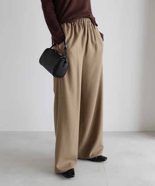 evernavy（エバーネイビー）の「【新サイズ追加】ポケット付きイージーワイドパンツ（その他パンツ・レディース・ライトブラウン/グレー系その他/ダークネイビー/ブラウン・M/L/S）」の20枚目の写真