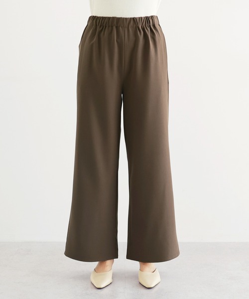 evernavy（エバーネイビー）の「【新サイズ追加】ポケット付きイージーワイドパンツ（その他パンツ・レディース・ライトブラウン/グレー系その他/ダークネイビー/ブラウン・M/L/S）」の15枚目の写真