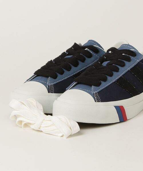 Hombre Nino（オンブレニーニョ）の「Hombre Nino PRO-Keds ROYAL PLUS SUEDE LO HN0251-AC0004（スニーカー・メンズ・ネイビー・27cm/27.5cm/28cm/26.5cm）」の3枚目の写真