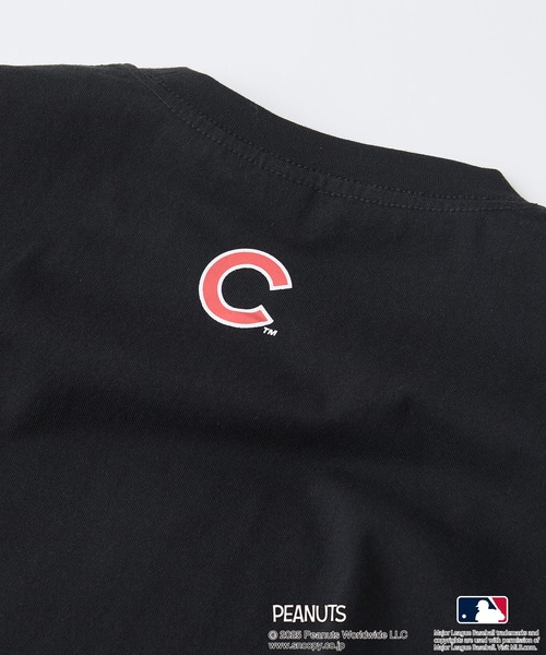 MLB(メジャーリーグベースボール)の「【PEANUTS×MLB】【限定・オリジナルデザイン】和柄Tシャツ 刺繍 ドジャース ヤンキース カブス スーベニア ドロップショルダー ユニセックス お土産(Tシャツ/カットソー・メンズ・ブラック系その他/ホワイト系その他2/ホワイト系その他3/ホワイト系その他/ブラック系その他2/ブラック系その他3・MEDIUM/LARGE/X-LARGE)」の7枚目の写真