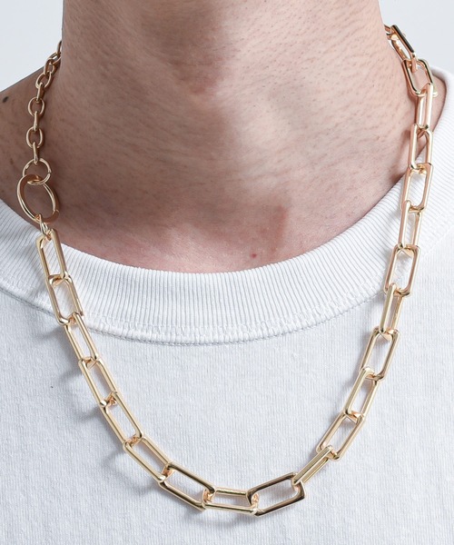 A'GEM/9 × .kom 『BENUSTA /べネスタ』Square Link Necklace