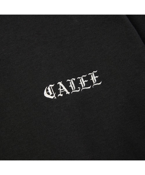 CALEE(キャリー)の「VINTAGE TYPE EMBROIDERY L/S TEE(Tシャツ/カットソー・メンズ・ホワイト/グリーン/ブラック/ベージュ・MEDIUM/LARGE/X-LARGE/SMALL/XX-LARGE)」の7枚目の写真