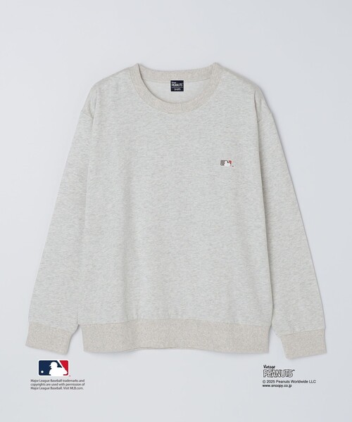 SHIPS(シップス)の「【WEB限定】SHIPS: VINTAGE PEANUTS×MLB プリント クルーネック スウェット(スウェット・メンズ・ライトグレー/グレー/ネイビー・LARGE/MEDIUM/SMALL/X-LARGE)」の13枚目の写真