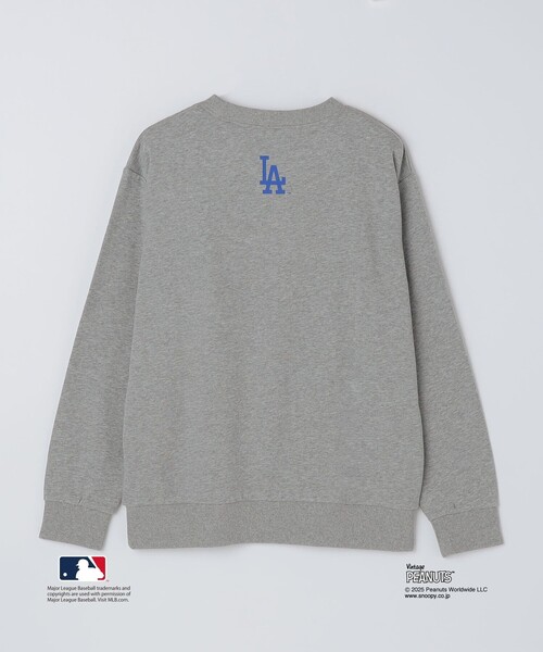 SHIPS(シップス)の「【WEB限定】SHIPS: VINTAGE PEANUTS×MLB プリント クルーネック スウェット(スウェット・メンズ・ライトグレー/グレー/ネイビー・LARGE/MEDIUM/SMALL/X-LARGE)」の10枚目の写真