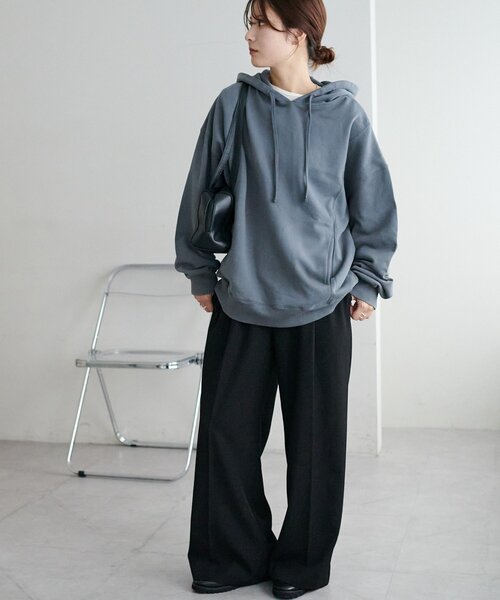 DISCOAT（ディスコート）の「【WEB限定】ピグメントフーディー（Tシャツ/カットソー・レディース・ブラウン/グレー・MEDIUM）」の22枚目の写真