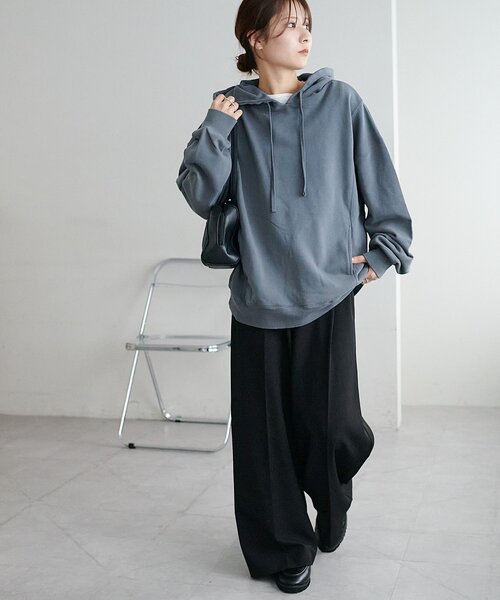 DISCOAT（ディスコート）の「【WEB限定】ピグメントフーディー（Tシャツ/カットソー・レディース・ブラウン/グレー・MEDIUM）」の18枚目の写真