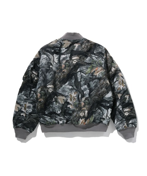 TREE EDGE CAMO BOMBER JACKET（ミリタリージャケット）｜A BATHING