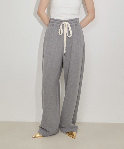 セール】【WEB限定】ワイドスウェットパンツ（その他パンツ）｜ADAM ET
