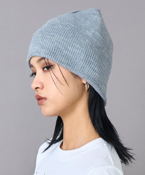 ANAP（アナップ）の「ハート ラインストーン ビーニー（ニットキャップ/ビーニー・レディース・グレー/ブラック・F）」の7枚目の写真