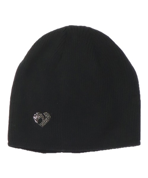 ANAP（アナップ）の「ハート ラインストーン ビーニー（ニットキャップ/ビーニー・レディース・グレー/ブラック・F）」の13枚目の写真