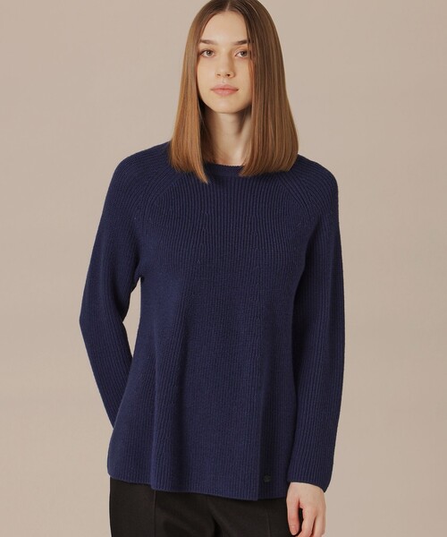 MACKINTOSH LONDON(マッキントッシュ ロンドン)の「ブリリアントニットプルオーバー(ニット/セーター・レディース・オフホワイト/ブラウン/ネイビー/ワイン・38)」の1枚目の写真