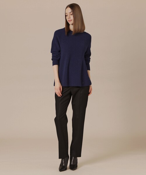 MACKINTOSH LONDON(マッキントッシュ ロンドン)の「ブリリアントニットプルオーバー(ニット/セーター・レディース・オフホワイト/ブラウン/ネイビー/ワイン・38)」の6枚目の写真