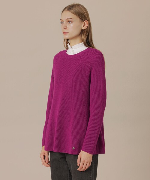 MACKINTOSH LONDON(マッキントッシュ ロンドン)の「ブリリアントニットプルオーバー(ニット/セーター・レディース・オフホワイト/ブラウン/ネイビー/ワイン・38)」の10枚目の写真