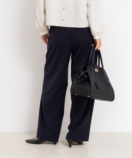 NOLLEY’S(ノーリーズ)の「ウォッシャブル裏起毛イージーワイドパンツ(その他パンツ・レディース・ネイビー/グレー/オフホワイト/ブラック・40/38/36/34)」の15枚目の写真