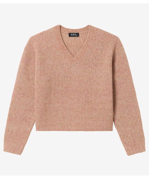 A.P.C.（アーペーセー）の「PULL FLORENCE（ニット/セーター・レディース・ピンク系その他/マルチ/ブルー系その他・M/L/S）」の2枚目の写真