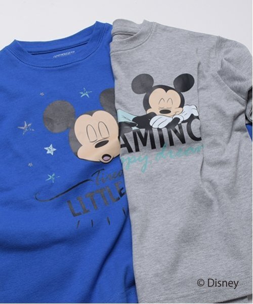 GLAZOS（グラソス）の「【SKIT0LY】【DISNEY】スムース・ルームウエアセット（ルームウェア/パジャマ・キッズ・ブルー/トップグレー・120cm/100cm/110cm/140cm/130cm）」の18枚目の写真