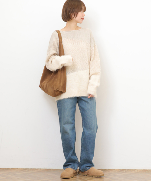 JOURNAL STANDARD relume（ジャーナルスタンダード　レリューム）の「《追加2》別注【AULENTTI/オウレンティ】スウェードトートバッグ（ショルダーバッグ・レディース・キャメル/ブラウン・FREE）」の6枚目の写真