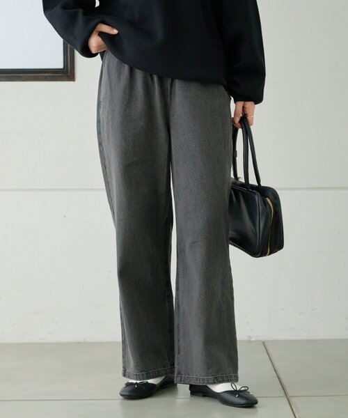 【3サイズ展開】【GEVACO】10ozデニムイージーワイドパンツ