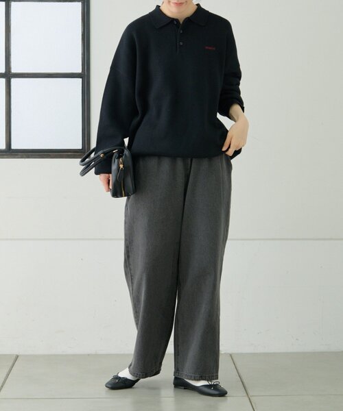 10OZデニムコラパンツ Cafetty新作】10ozデニムのレディースワークパンツ｜ムラ糸×クロス