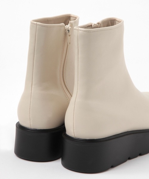 studio CLIP（スタディオクリップ）の「【消臭・抗菌防臭・クッションインソール】軽らく柔らかブーツ（ブーツ・レディース・ダークブラウン/ブラック/アイボリー・MEDIUM/LARGE）」の14枚目の写真