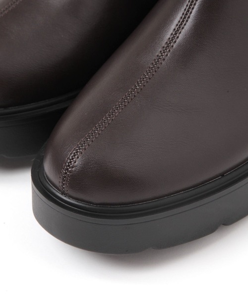 studio CLIP（スタディオクリップ）の「【消臭・抗菌防臭・クッションインソール】軽らく柔らかブーツ（ブーツ・レディース・ダークブラウン/ブラック/アイボリー・MEDIUM/LARGE）」の15枚目の写真