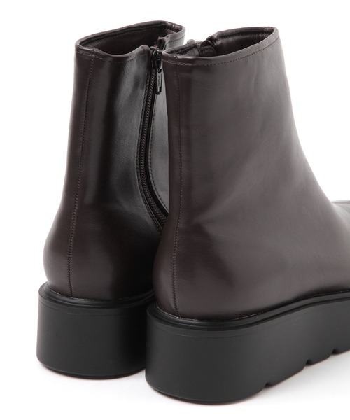 studio CLIP（スタディオクリップ）の「【消臭・抗菌防臭・クッションインソール】軽らく柔らかブーツ（ブーツ・レディース・ダークブラウン/ブラック/アイボリー・MEDIUM/LARGE）」の16枚目の写真