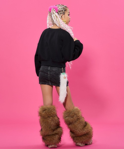 meJane（ミージェーン）の「HELLO KITTY×mejaneコラボ ロングしっぽチャーム（チャーム・キッズ・ライトピンク/ブラウン系/ホワイト・FREE）」の4枚目の写真