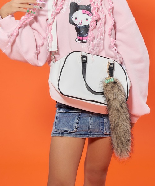 meJane（ミージェーン）の「HELLO KITTY×mejaneコラボ ロングしっぽチャーム（チャーム・キッズ・ライトピンク/ブラウン系/ホワイト・FREE）」の11枚目の写真