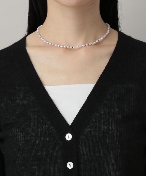 A part by（アパートバイ）の「clairBABYアルパカカーディガン（カーディガン/ボレロ・レディース・ライトグレー/ブラック・FREE）」の16枚目の写真