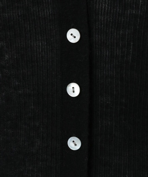 A part by（アパートバイ）の「clairBABYアルパカカーディガン（カーディガン/ボレロ・レディース・ライトグレー/ブラック・FREE）」の20枚目の写真