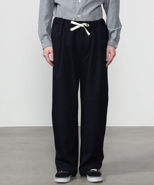 DANTON（ダントン）の「DANTON | フランネル 2タックイージーパンツ MEN（その他パンツ・メンズ・ダークネイビー/グレー系その他・42/40/38）」の5枚目の写真