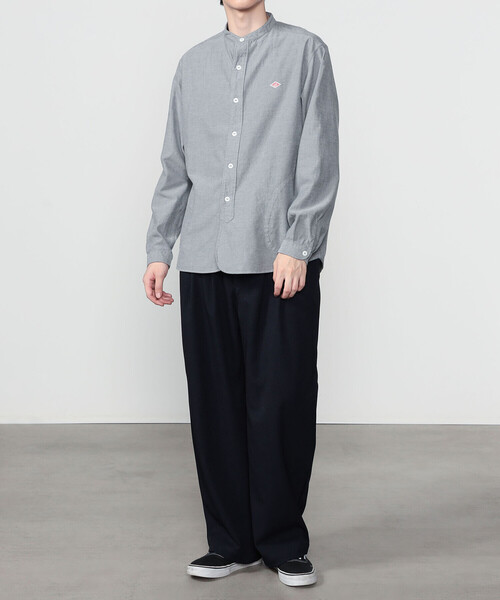 DANTON（ダントン）の「DANTON | フランネル 2タックイージーパンツ MEN（その他パンツ・メンズ・ダークネイビー/グレー系その他・42/40/38）」の3枚目の写真