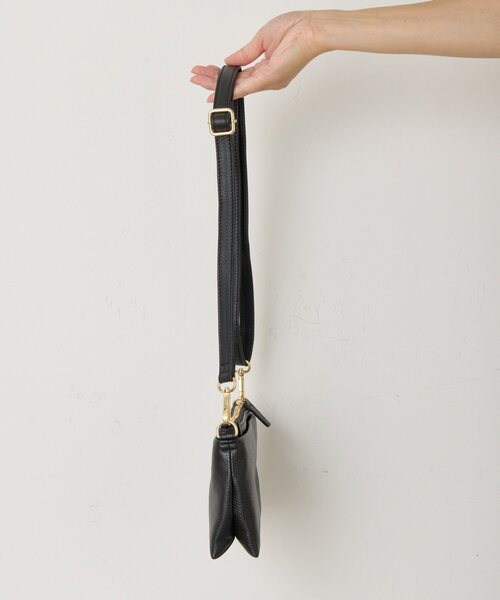 Jena espace merveilleux（ジェナ　エスパスメルヴェイユ）の「プレート付本革ミニバッグ（トートバッグ・レディース・ベージュ/ブラック・FREE）」の8枚目の写真