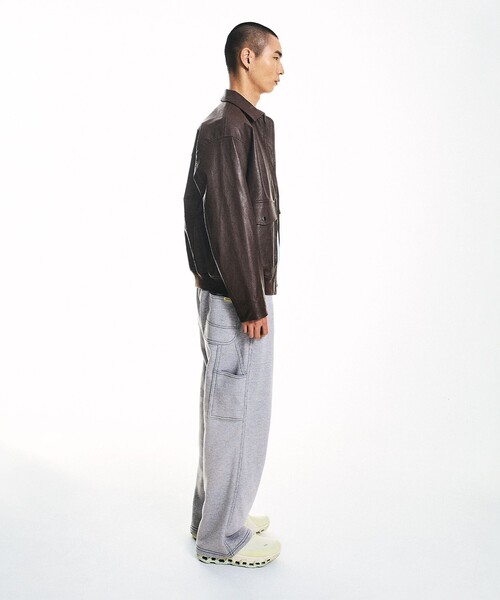 NEO BLUE(ネオブルー)の「NEO BLUE: BAGGY CARPENTER SWEAT PANTS(スウェットパンツ・メンズ・ブラック/グレー・MEDIUM/LARGE)」の6枚目の写真