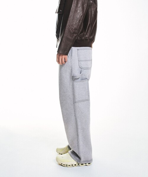 NEO BLUE(ネオブルー)の「NEO BLUE: BAGGY CARPENTER SWEAT PANTS(スウェットパンツ・メンズ・ブラック/グレー・MEDIUM/LARGE)」の8枚目の写真