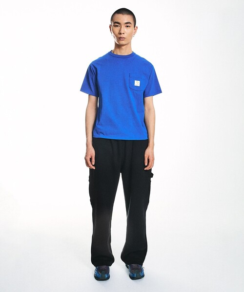 NEO BLUE(ネオブルー)の「NEO BLUE: BAGGY CARPENTER SWEAT PANTS(スウェットパンツ・メンズ・ブラック/グレー・MEDIUM/LARGE)」の11枚目の写真